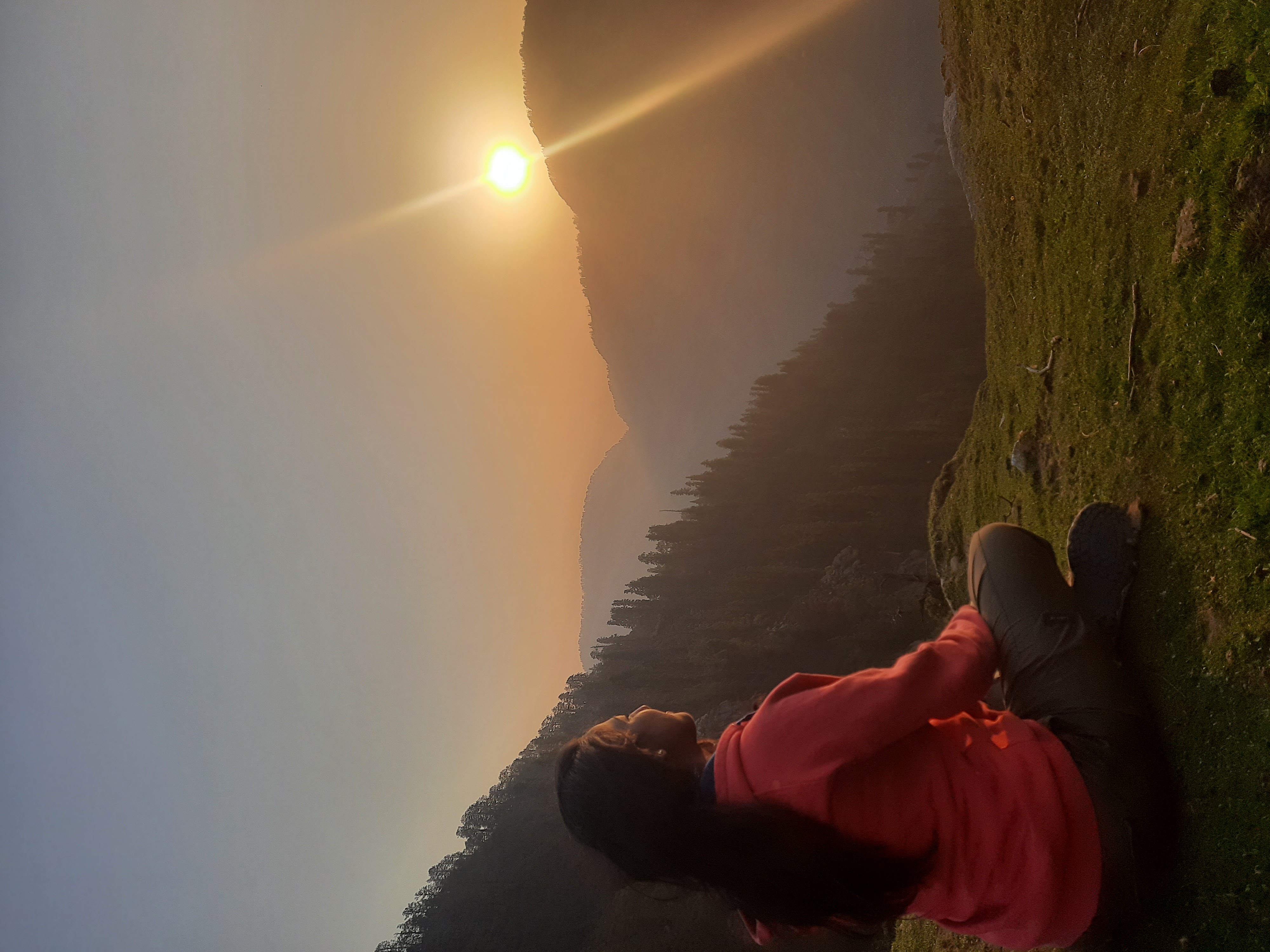 Sunset pose