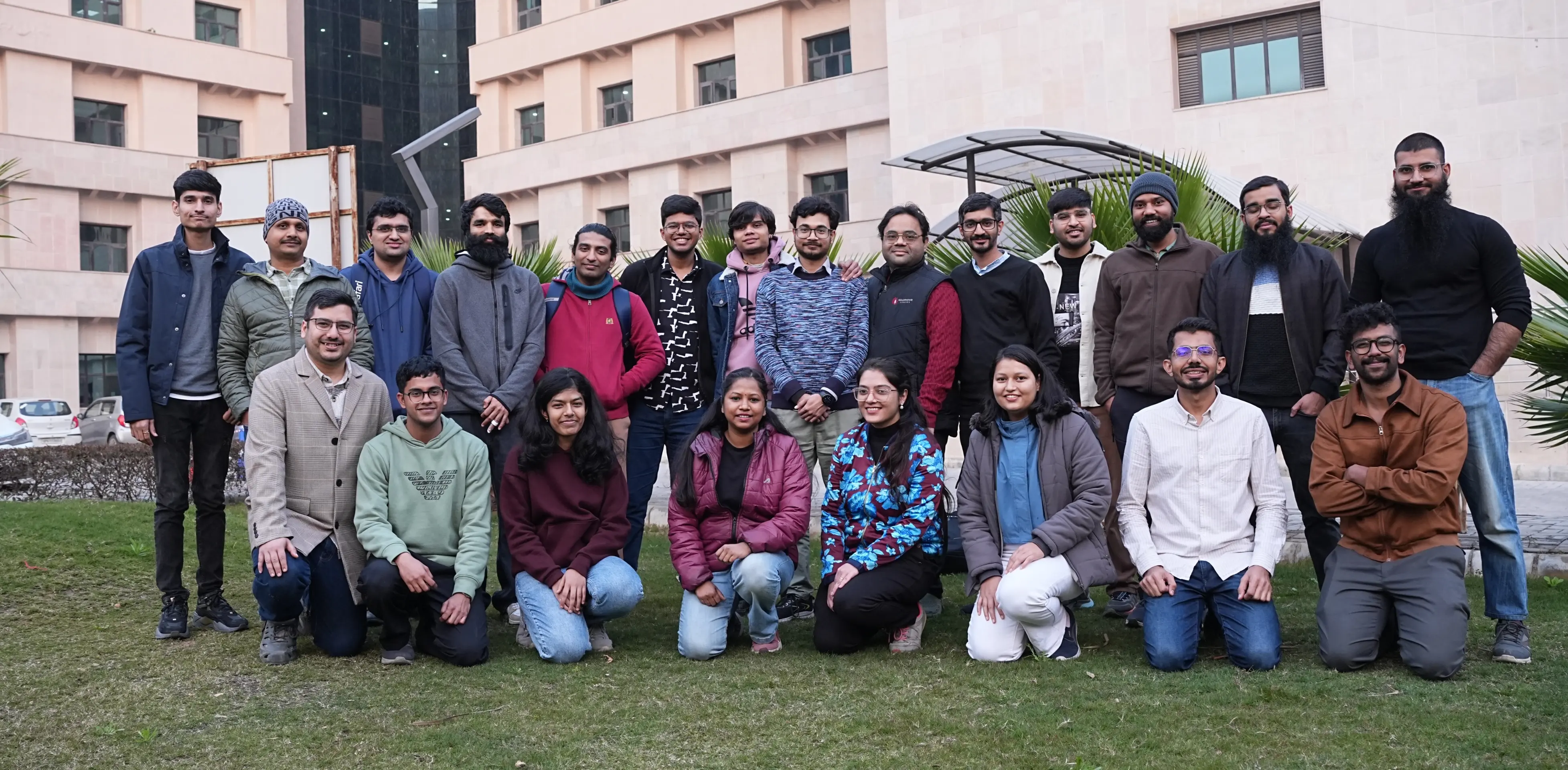 M3RG group photo on the IIT Delhi campus