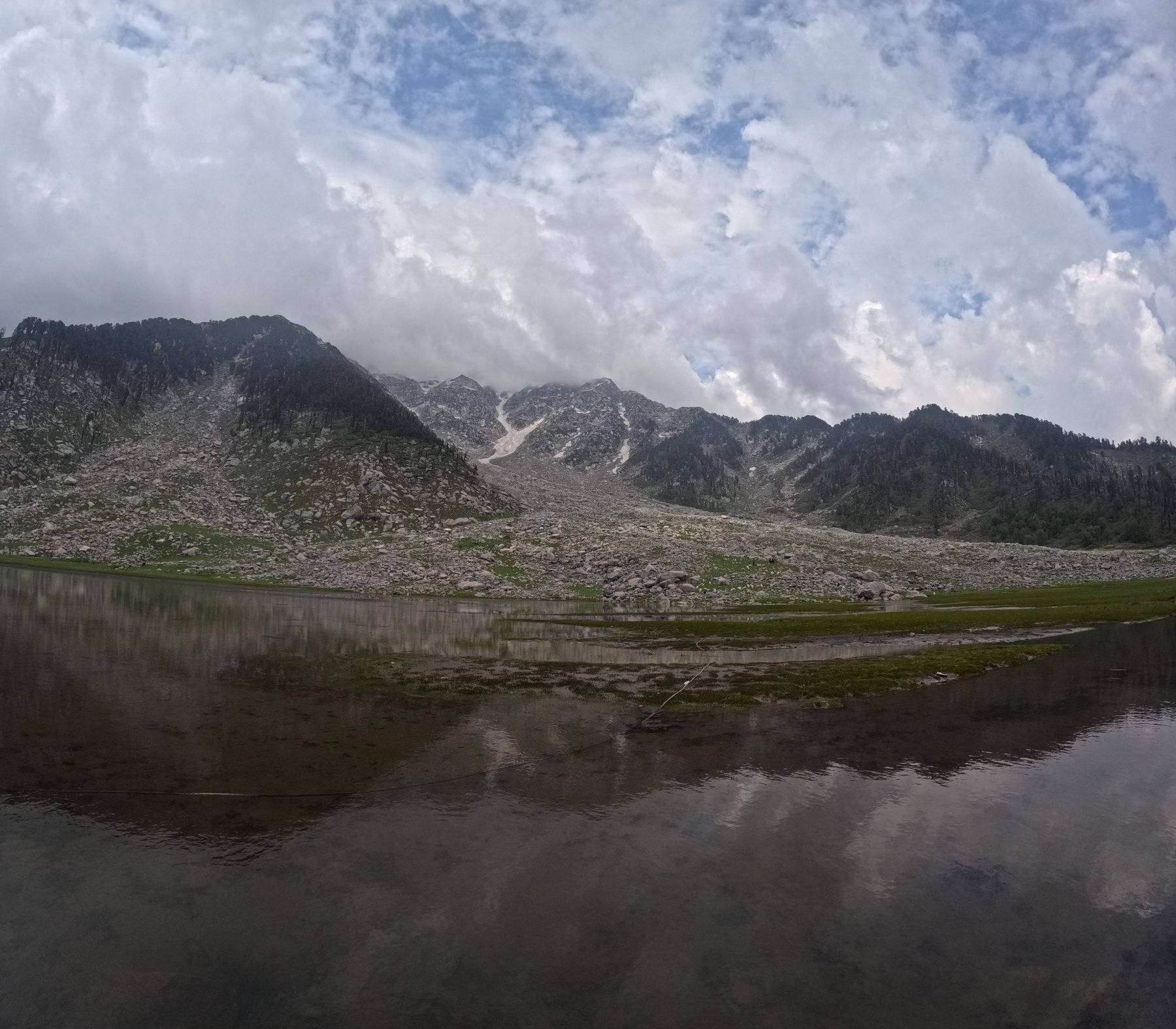 Trail view during the Kareri Lake Trek
