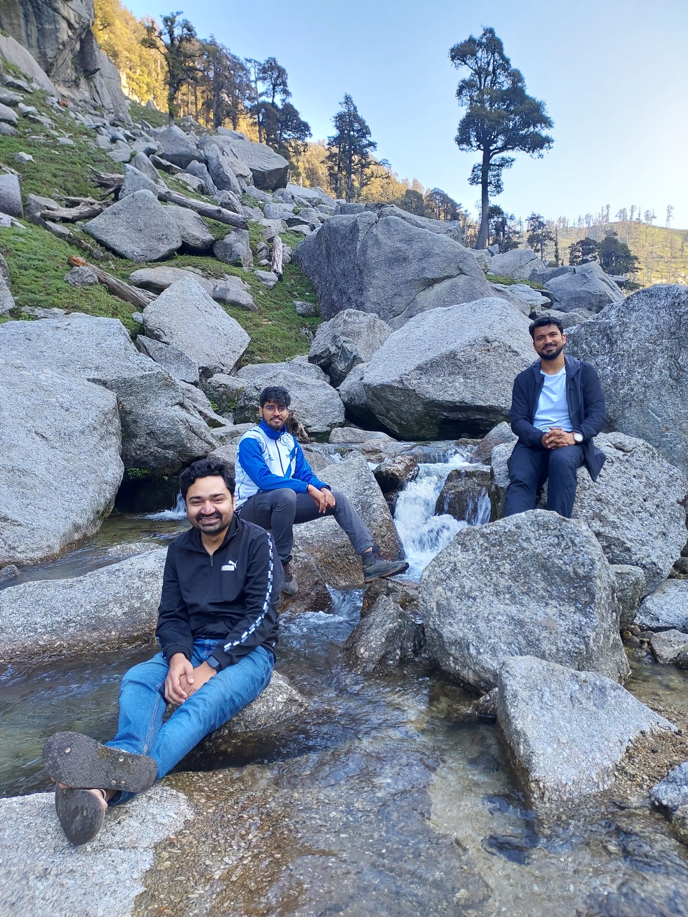 Research group during the Kareri Lake Trek
