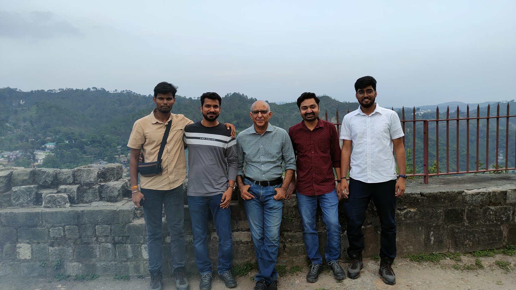 Group photograph during the Kangra Fort outing
