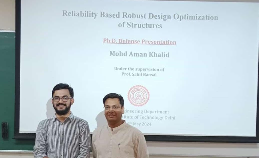 PhD Defense, Mohd. Aman Khalid