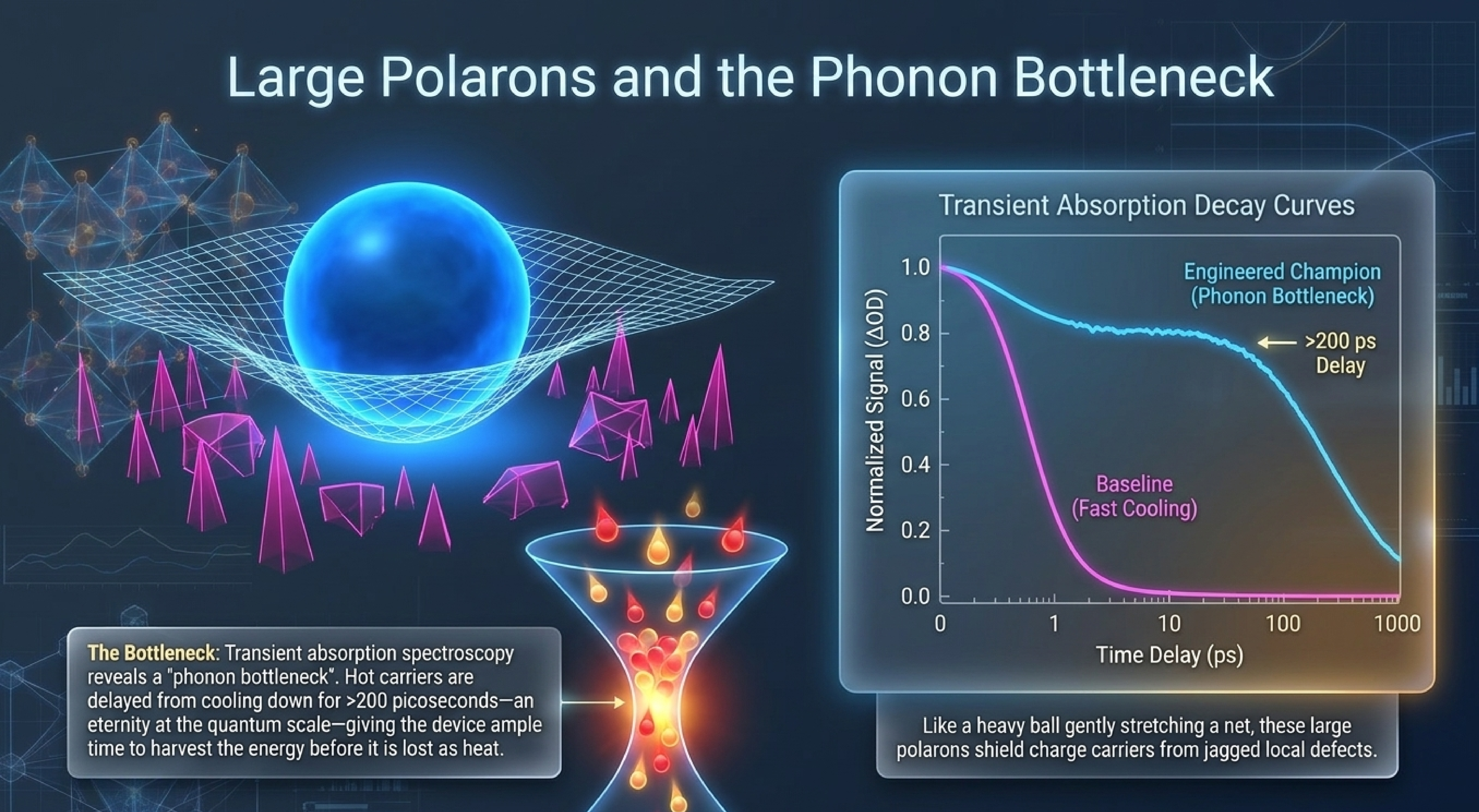 Large Polarons and the Phonon Bottleneck