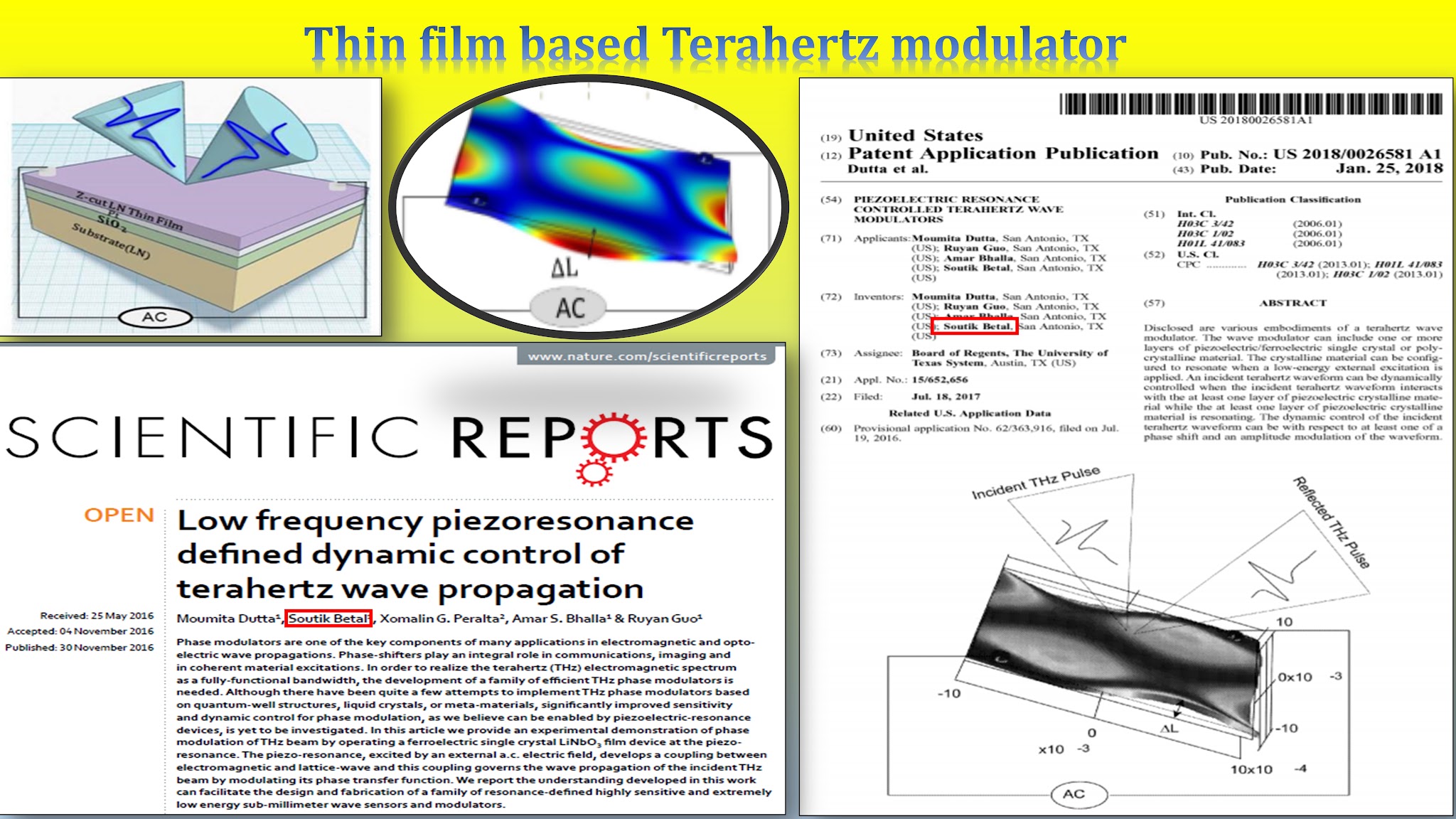Thin-film terahertz modulator.